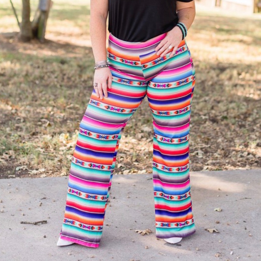 Crazy Train flare pants